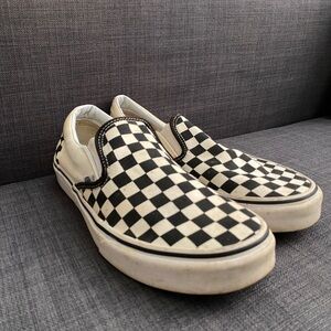 Womens Checkered Vans Sz 10
